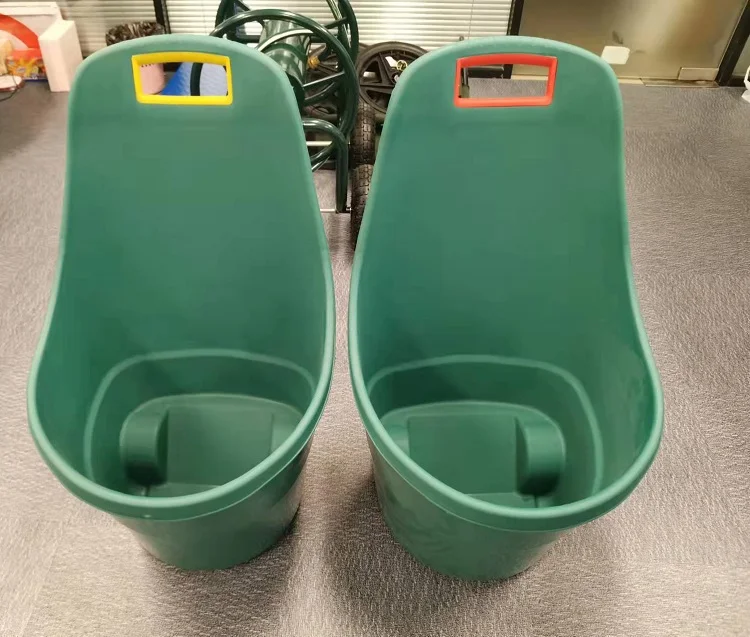 Wheeled Plastic Rolling Garden Yard Tool Cart Bucket Buy Plastic