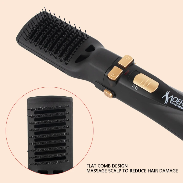 Стайлер для волос с горячим воздухом, профессиональный выпрямитель, фен и щетка для волос, электрический Стайлинг, инструменты 4 в 1