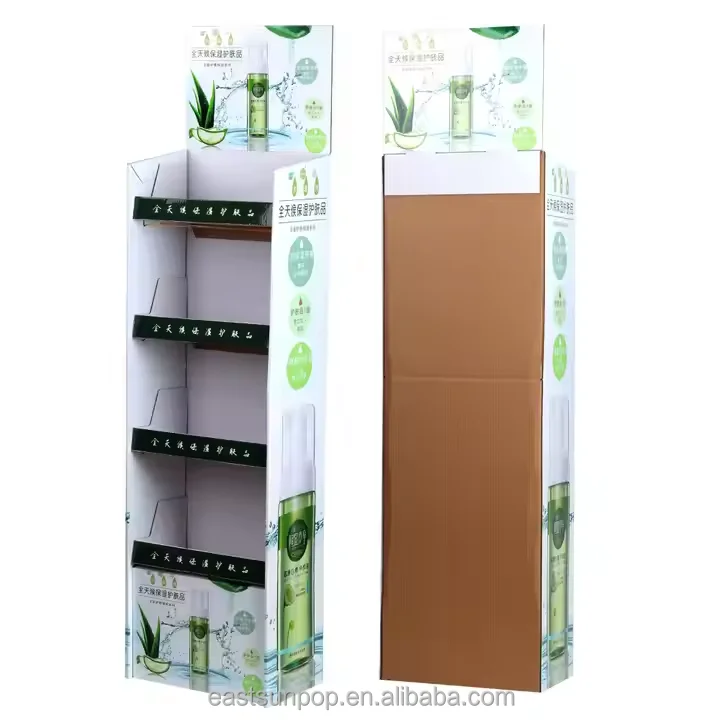 Custom Retail Product Promotion Free Standing Point of Sale Corrugated Cardboard Display Stand for Consumer Electronics