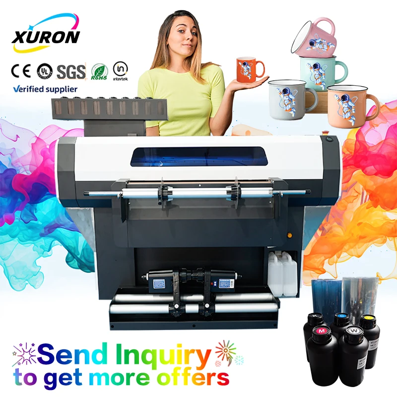 Xurong's Award-Winning Fully Automatic 600mm Roll-to-Roll UV DTF Printer Multifunctional New Benchmarks Transfer Technology