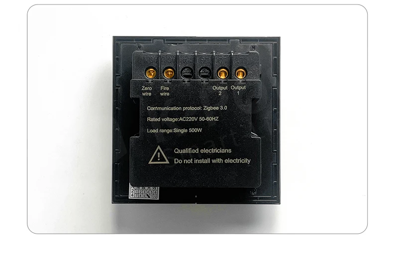 Tuya Smart Home CW Dimming Switch ZigBee Wireless Knob Display Screen Light Control Switch 2 Gang Centralized Control Panel