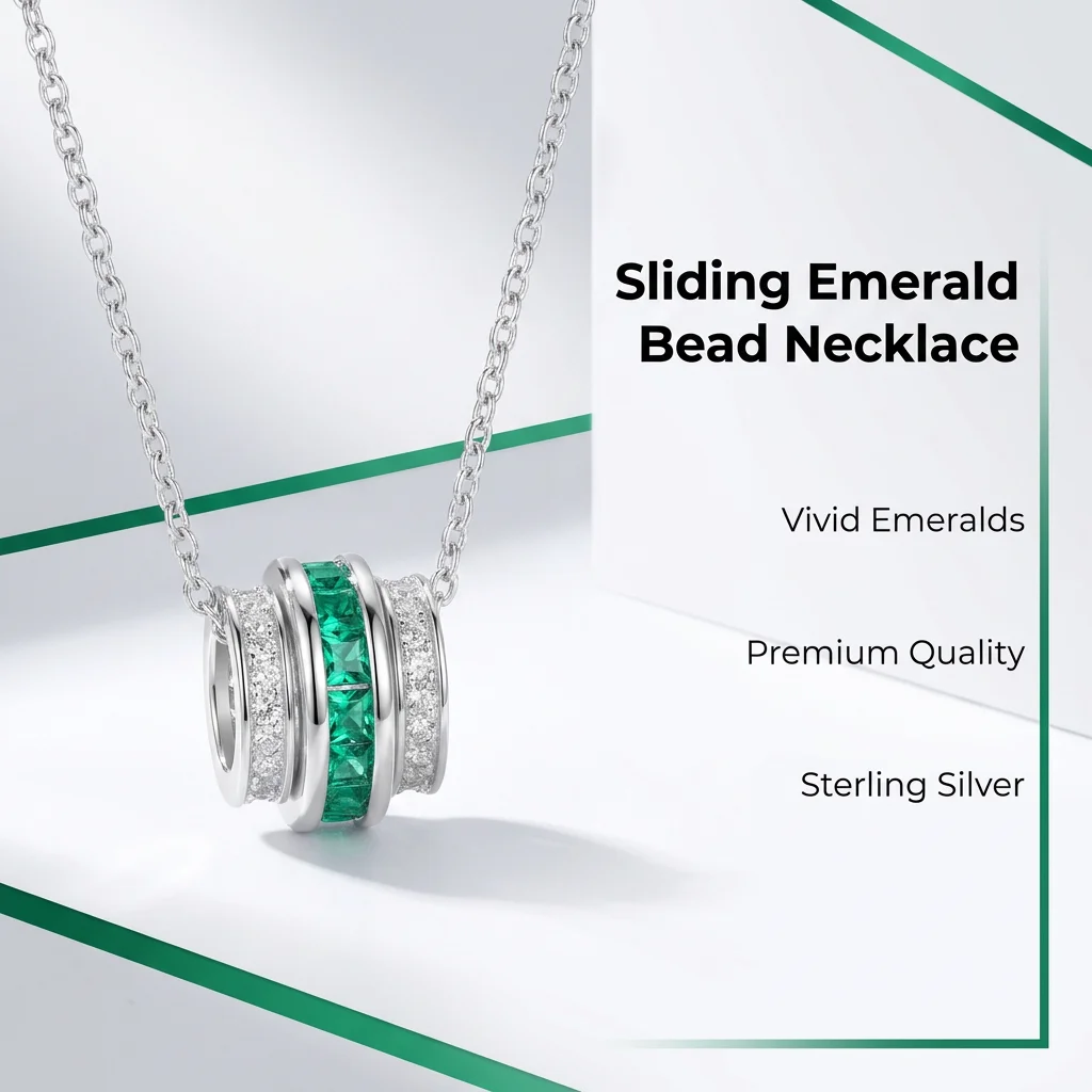 Emerald Cut Pendant Necklace 925 Silver Luxury Link Chain Geometric Women's Jewelry for Engagement Wedding Party Gift