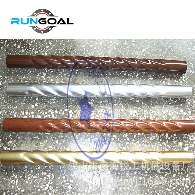 Fully Automatic Stainless Steel Decorative Gold Pipe Twisting Machine factory