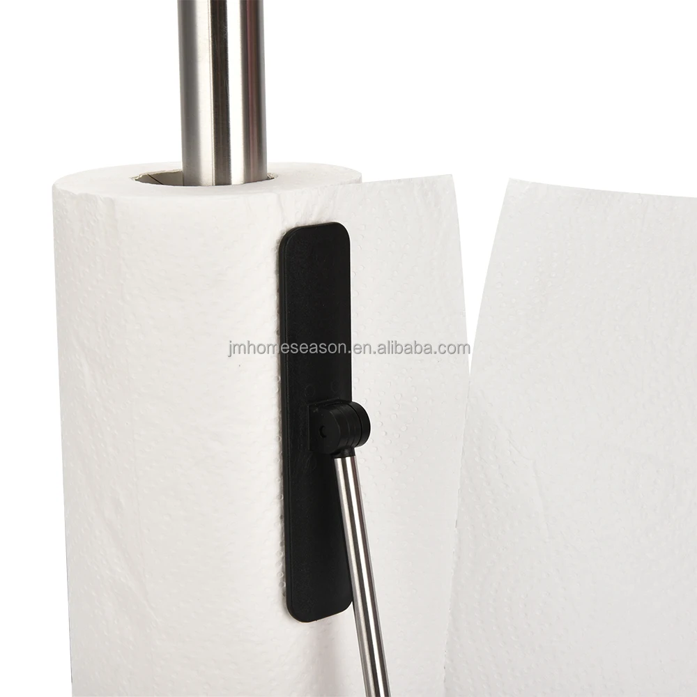 Black Kitchen Tissue Paper Towel Holder With Spring Wing Buy Kitchen