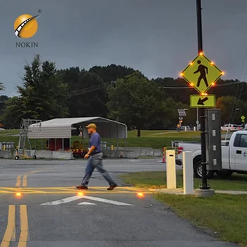 Pedestrian Safety Led Light For Smart Crosswalk Warning Flashing Led ...