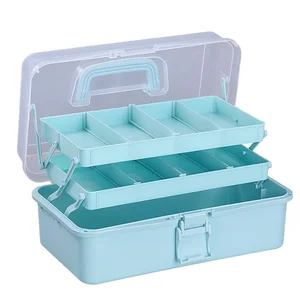 Multifunctional Colorful Plastic Storage Tote Durable Lid Handle Big Stackable Latch Box Modern Organizing Container Made PP