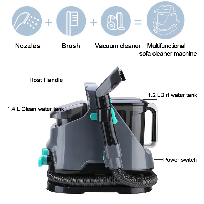Commercial Wet Dry Vacuum Cleaner Household Spot Carpet Cleaner Mini ...