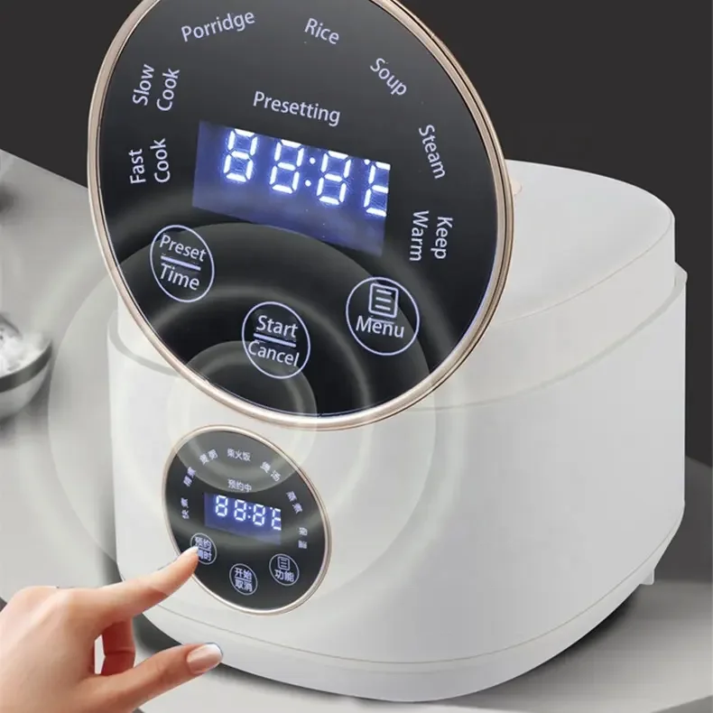 Cuckoo New Style Digital Rice Cooker Electric Multifunction Kitchen Cooker with Double Pot Microwave Rise Housed in Plastic