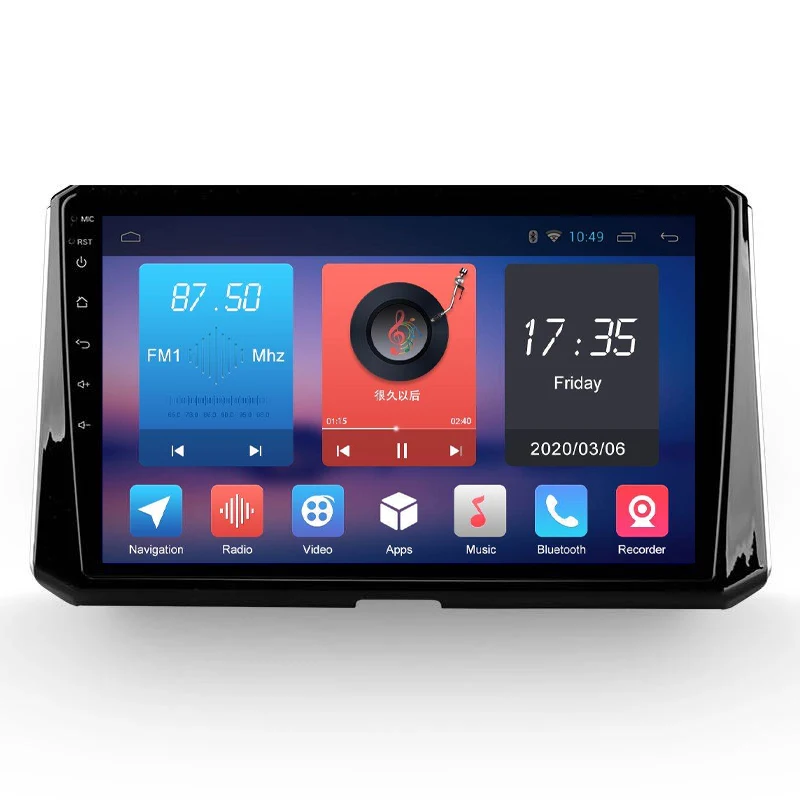 Android 10.0 OS Touch Screen Car Radio for Toyota Corolla IPS Car Stereo Vehicle GPS Car Multimedia Navigation 