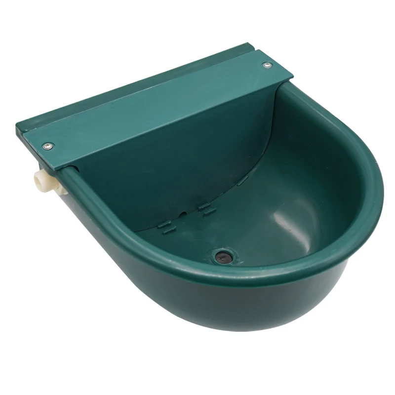 Abreuvoir Automatique à Flotteur Pour Animaux - Chevaux, Vaches, Chèvres - 27,5x26,5x12,5 Cm - ABS - Avec Couvercle Et Fixation Murale/sol - 5