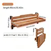 Natural wood color [Length 0.9 meters] (foldable)