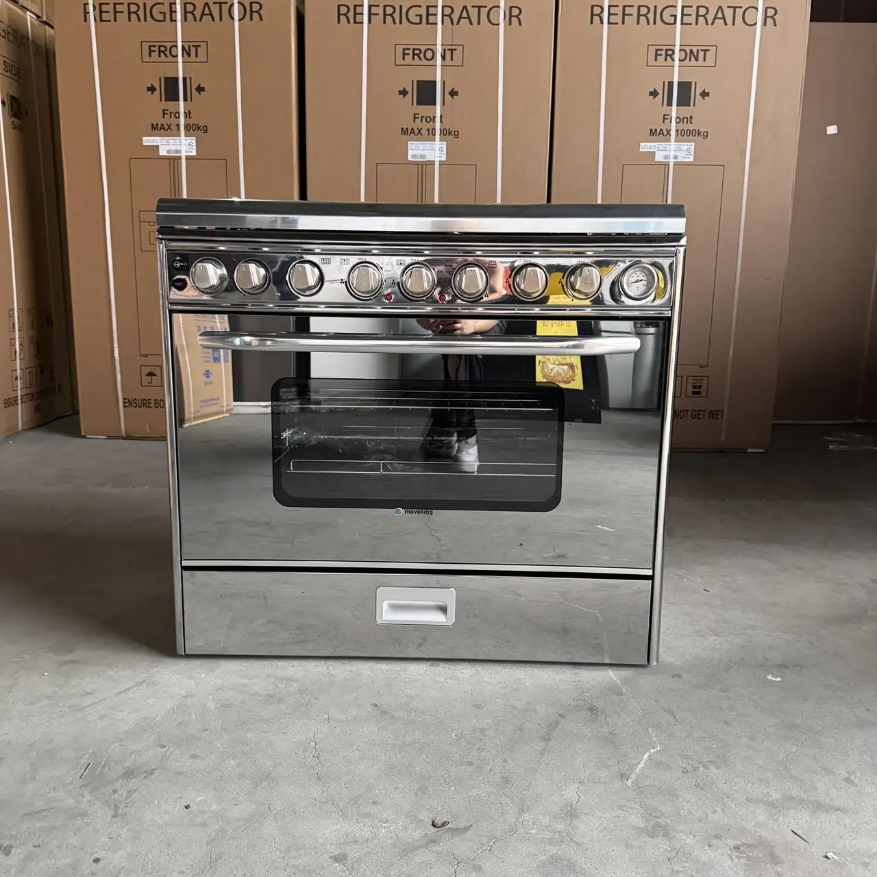 Multifunction American Style Quality burner Gas Range Stove Cooker with  Oven and Grill