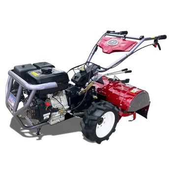 Agricultural Farming Compact Home Use Rotavator Walking Tractor Mini Power Tiller Cultivators