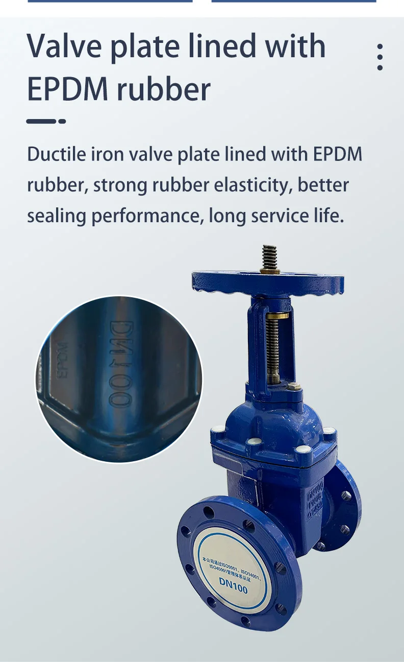Ul Fm Approved Flanged Resilient Lmj Type Fire Gate Valve 300psi With ...