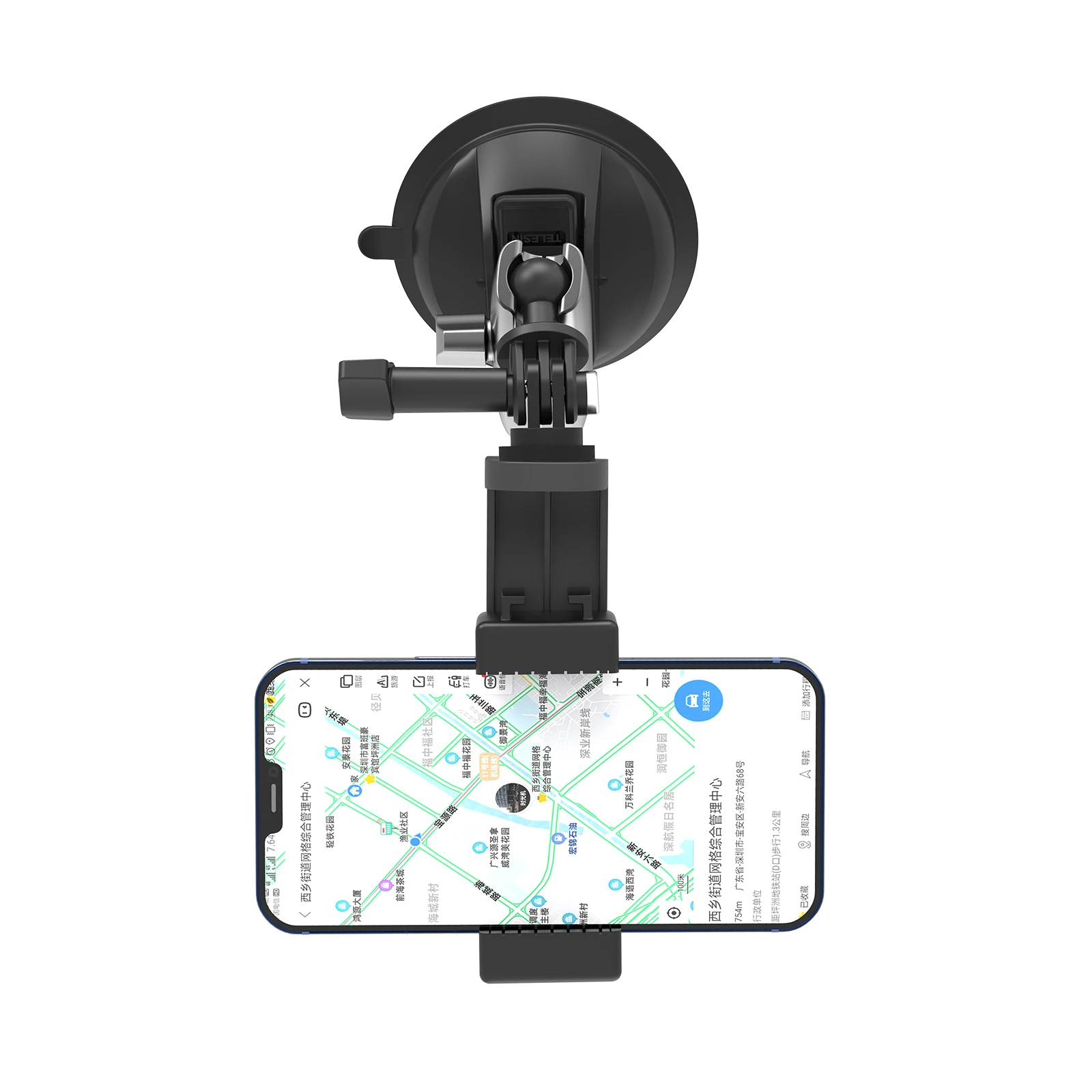 Action Camera GoPros Hero10 Foldable Mounting Vacuum Windshield Suction Cup Window Mount for Phone and Cameras