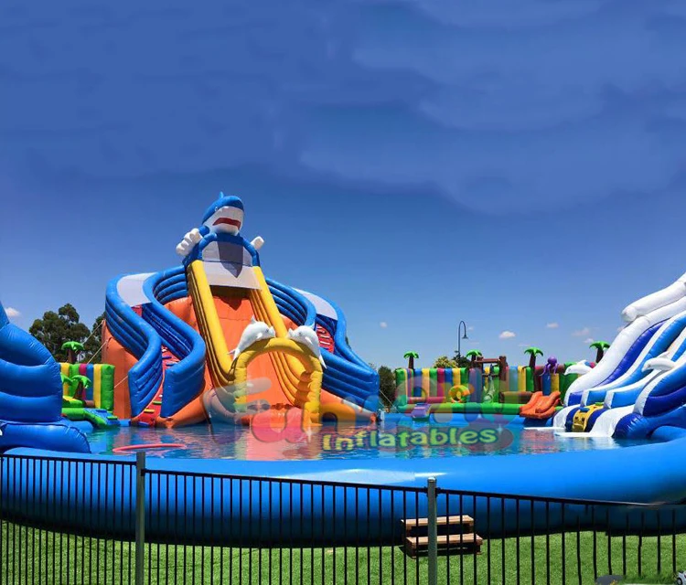 Water Park Giant Blow Up Pool Water Park Rubber Swimming Pool Big
