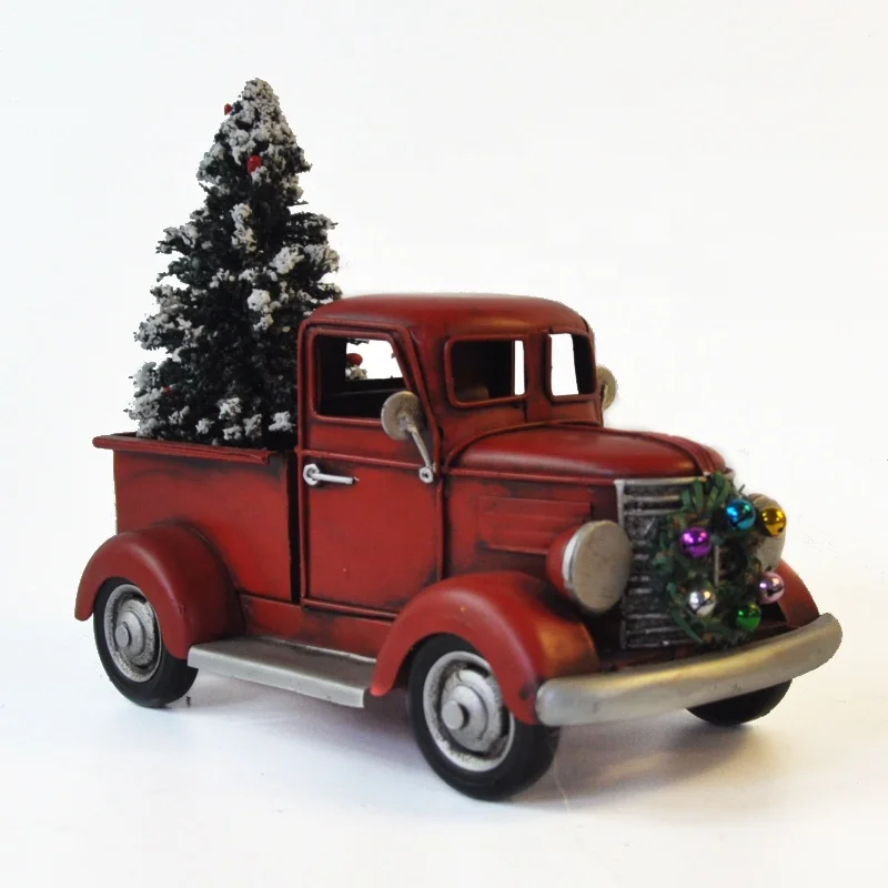 Red Vintage Truck Metal Model Handmade With Christmas Tree Car Model Toy Home Desktop Decoration Girl Birthday Gift Buy Vintage Truck Vintage Truck Model Vintage Truck Model Handmade Product On Alibaba Com