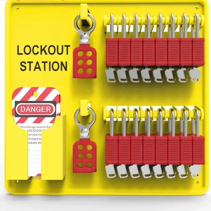Histay B302 Anti-Theft Key Operated PE Plastic Lockout Tagout Station ...