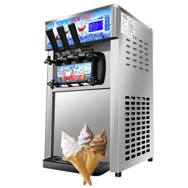 3 Flavors High Quality Ice Cream Maker Commercial Ice Cream Machine For