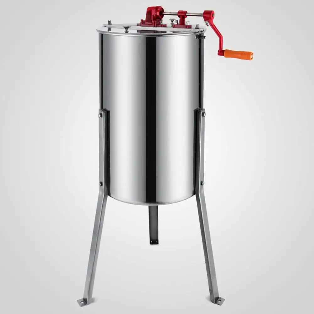 Экстрактор меда 3 рамы 41 7 дюйма ручной Спиннер в виде сот из нержавеющей