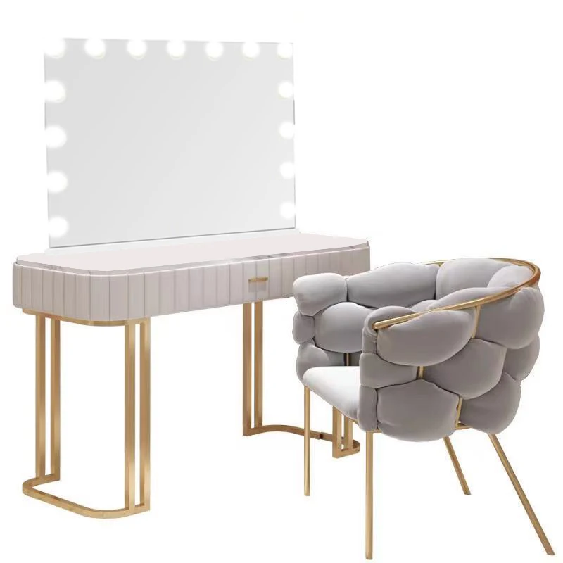 Индивидуальный размер студия красоты устойчивый к царапинам удобный Алюминиевый одиночный диван парикмахерское кресло для макияжа