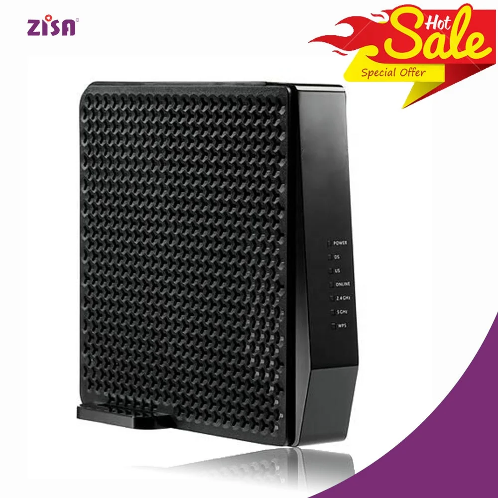 Cheap price ZISA ARRIS SB6183 Cable Modem + AC1750 WiFi Router Bundle cable modem