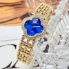 Golden sapphire blue face