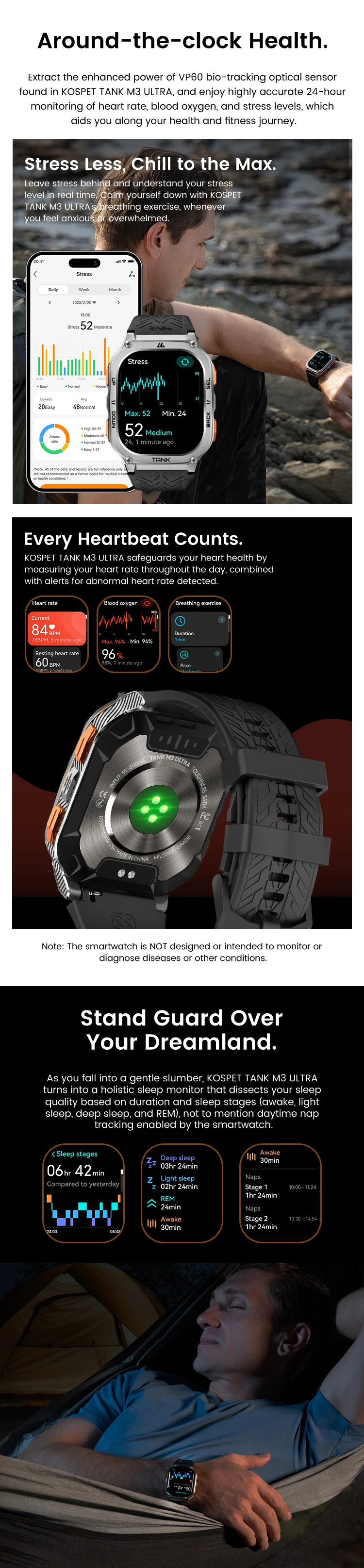 KOSPET TANK M3 Ultra Smart Watch