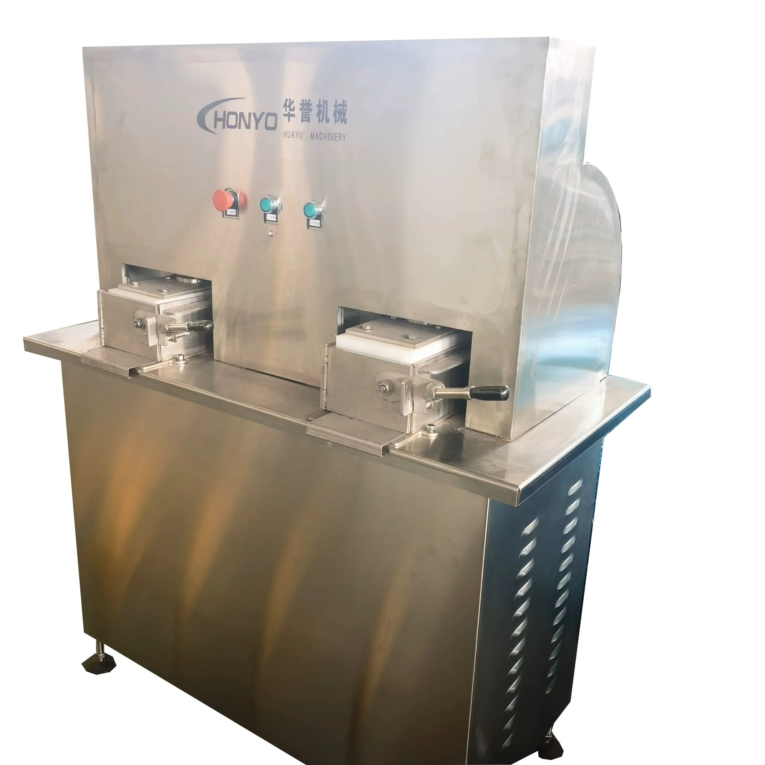 Dual-mode meat press | Hydraulic compression equipment for uniform meat shaping