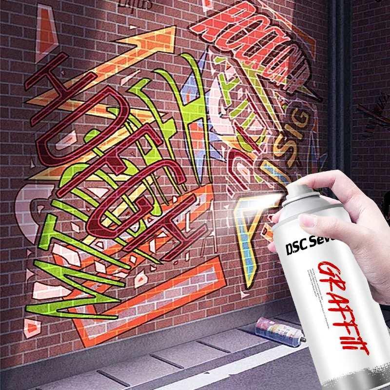 Wholesale Graffiti Multi-Color Spray Paint Manufacturer Market Fast-Drying Customizable Colorful Graffiti Spray Paint Hbb13741f61414e0aabb89a542efa7211N