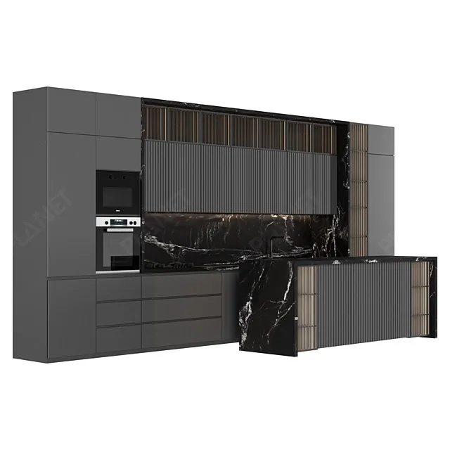 Modern European Contemporary High Glossy Black Lacquer Wholesale Kitchen Cabinet