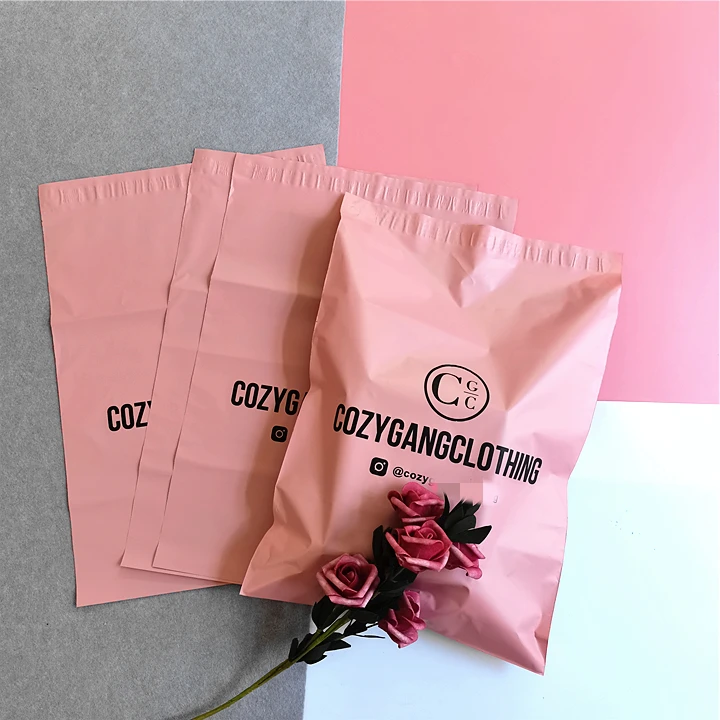 Self Adhesive Custom Logo Printed Biodegradable Poly Post Shipping Packing Plastic Parcel Bag for Express
