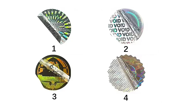 Custom VOID Holographic Security Label Manufacturer's Packaging Labels for Enhanced Product Security