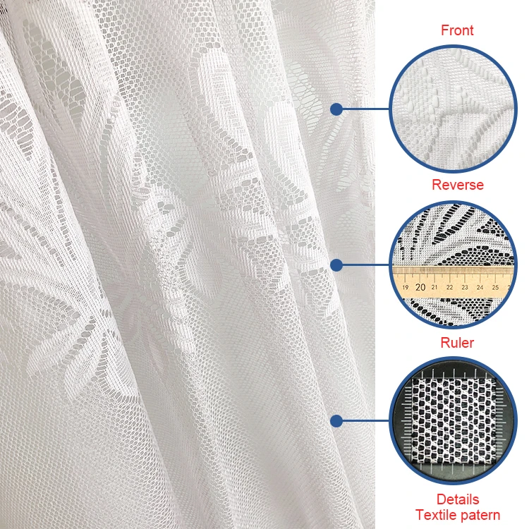 Luxurious 300cm Window 100 Polyester Plain Cheap Printing Knit Curtain