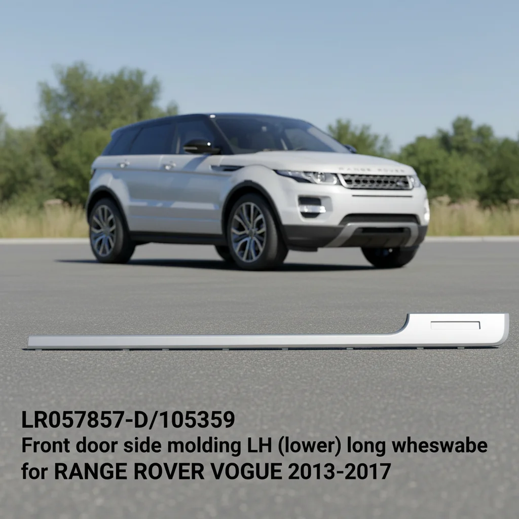 LR057857-D/105359 Front Cladding Door Trim Front Door Side Molding LH(lower) Long Wheelbase for RANGE ROVER VOGUE 2013-2017