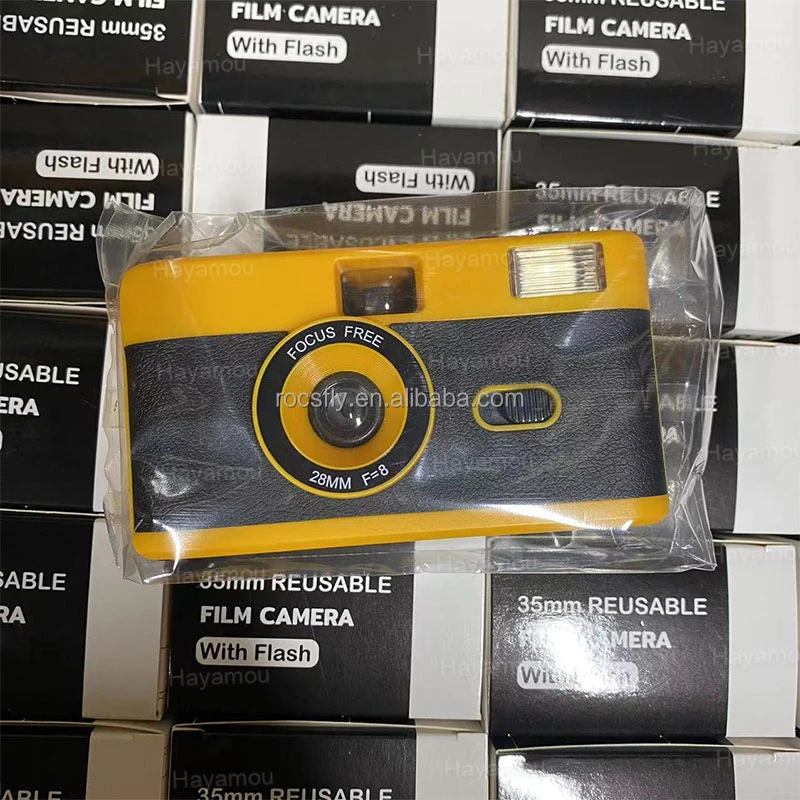 Vintage Point Shoot Non Disposable Film Camera Custom 35mm Flash