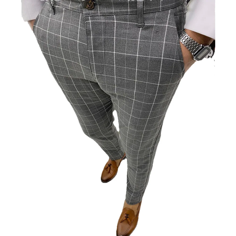 Wholesale 2022 New Men Grid Printing Pockets Pants Outdoor Formal Business  Casual Slim Trousers Long Plaid Pencil Pants - Buy Custom Track Pants  Men,Original Pants For Men,Mesh Men Strechy Pants Product on
