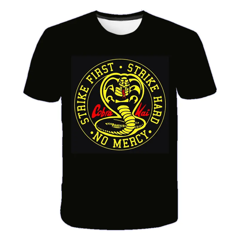 serie tv cobra kai 3d stampato camicia per gli
