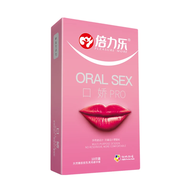 Factory Price Natural Latex Tongue Oral Sex Condom For Men Male picture