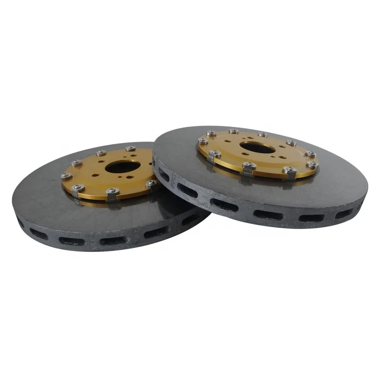 Silicon Carbide Coating High Temperature Resistance Customized Front Carbon Ceramic Rotor Brake Disc for BMW Dodge Ferrari