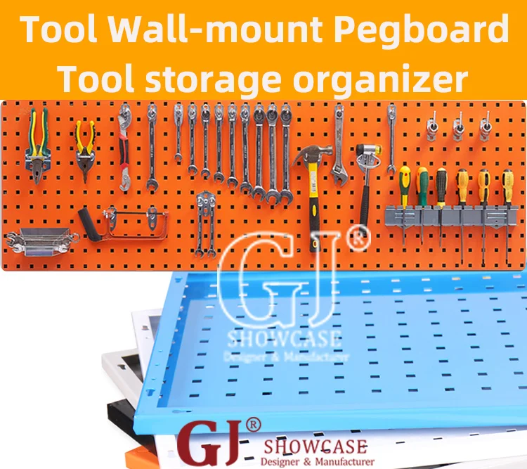 Pegboard Shelves Wall Organizer Peg Board Shelf Brackets Pegboard Steel Tray Pegboard