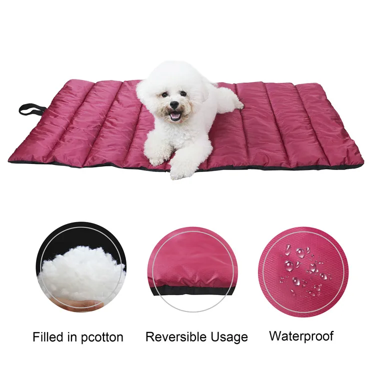 Geerduo Outdoor Camping Travel Machine Washable Easy Clean Pet Sleeping Mat For Small Medium