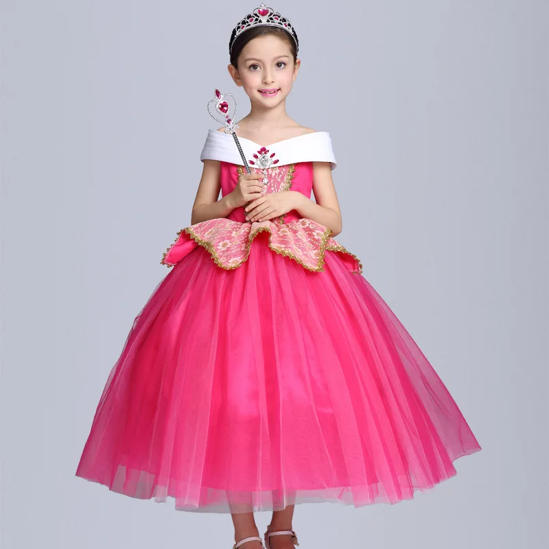 Buy Girls Sleeping Beauty Costume Aurora Princess Dress Up Clothes Cosplay  Outfits Online at Low Prices in India 