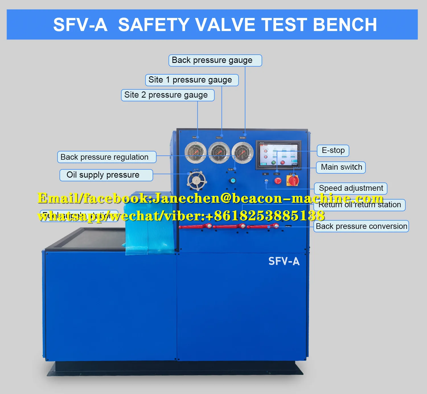online safety valve testing supplier