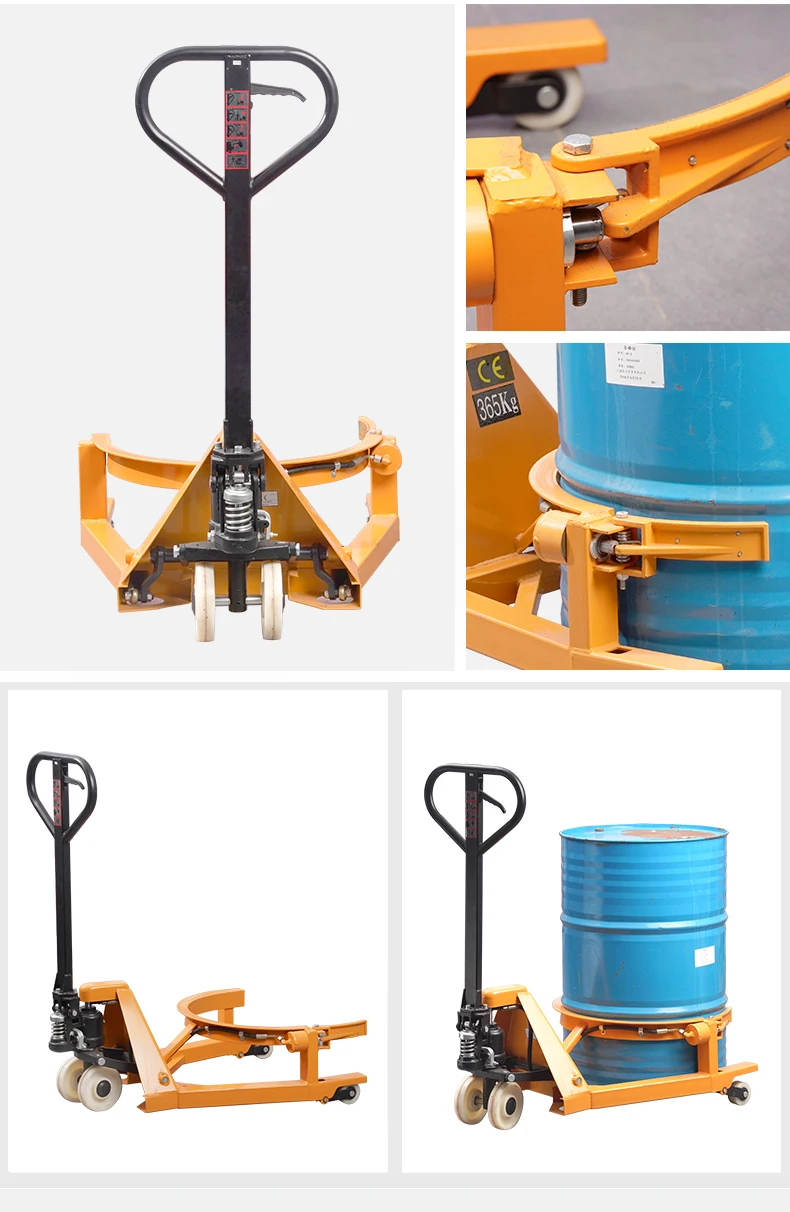Sinolift HJ365 hand hydraulic 55 gallon oil drum pallet truck, View oil