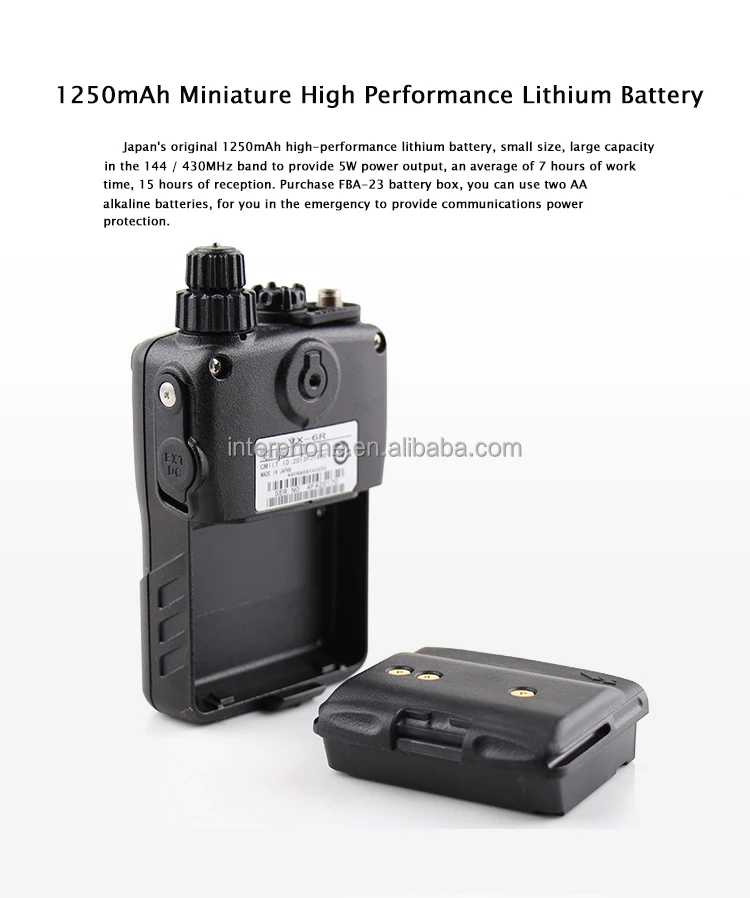 Yaesu VX-6R Ricetrasmettitore Ham Radio Dual Band UHF/VHF - IPX7 Walkie Talkie - Nuovo - Foto 4
