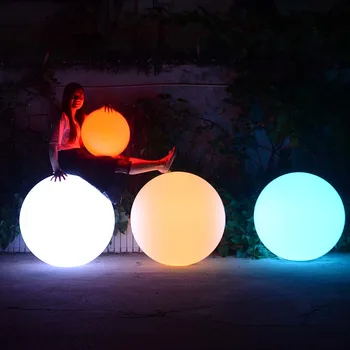 Floating Pool Lamp, Outdoor LED Garden Globe Sphere, 30cm, IP67