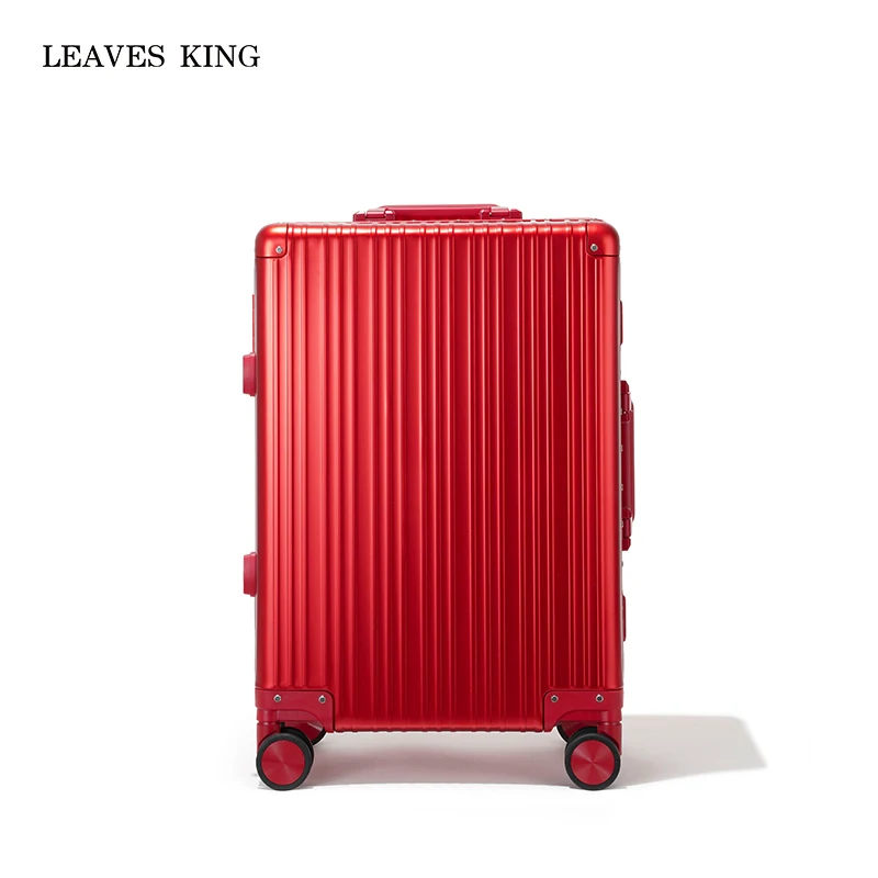 Wholesale aluminum luggage with full aluminum shell  20"24inch Travel Suitcases Luggage Case With BOM/One-stop Service