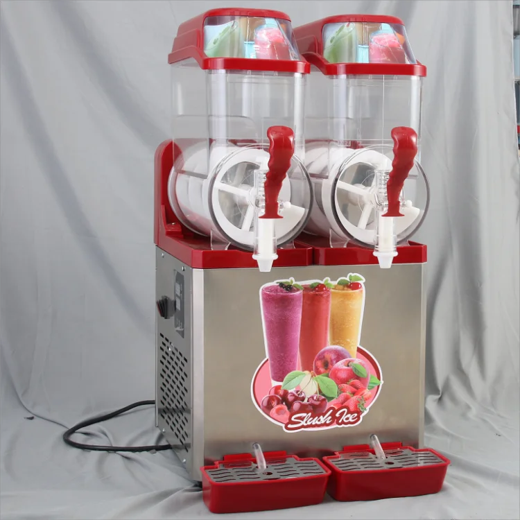Electric Soft Ice Cream Maker with Compressor 1 or 3 Flavors Serve Automatic Fridge Slush Machine for Commercial Home Use