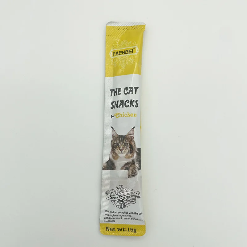 Cat Creamy Treat Chicken Tuna 15g Cat Bar Snacks Undertake Oem/odm Cat